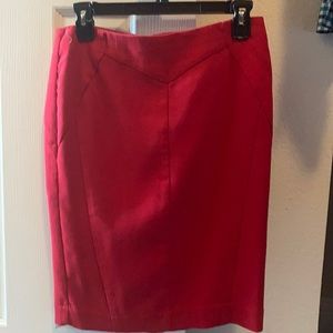 Red pencil skirt from Worthington.  Size 4.